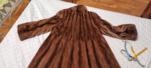 Pelliccia visone marrone - di,