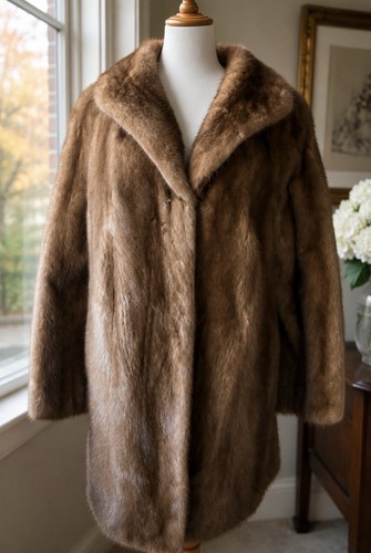 Cappotto pelliccia visone - pelliccia,