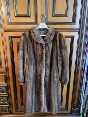 Pelliccia visone marrone - visone,