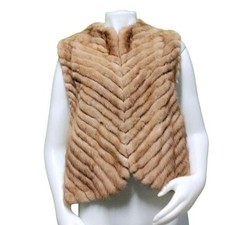Gilet vintage in pelliccia di