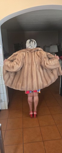 Pelliccia visone miele - pelliccia,