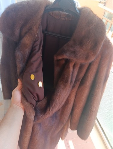 Pelliccia visone marrone - di,