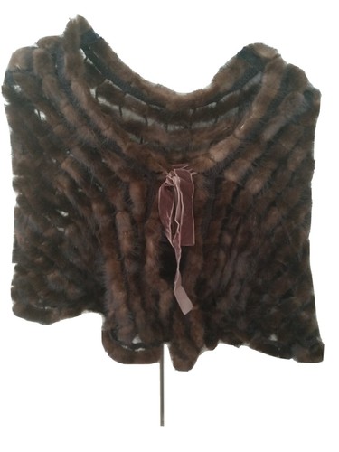 Mantellina pelliccia visone - mantellina,
