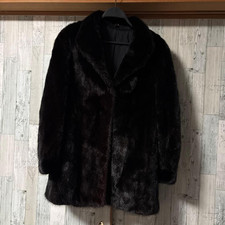 Cappotto pelliccia visone nero