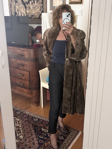Cappotto mantella gole visone - cappotto/mantella,