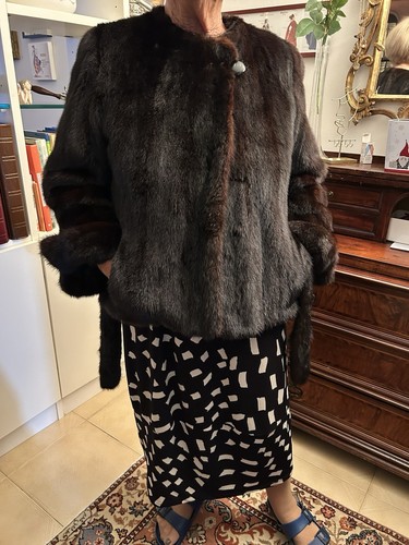 Pelliccia visone marrone - di,