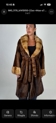Cappotto visone zibellino - cappotto,